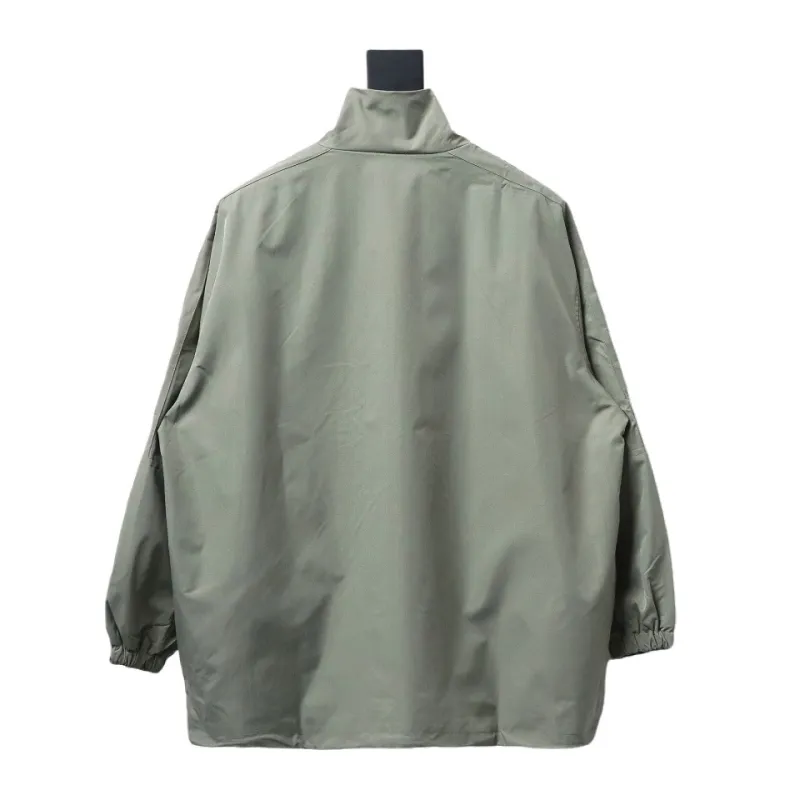 Balenciaga patchwork contrast Windbreaker Jacket 2