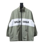 Balenciaga patchwork contrast Windbreaker Jacket 2