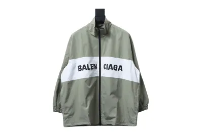  Balenciaga patchwork contrast Windbreaker Jacket 2 01