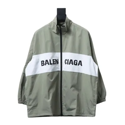 Balenciaga patchwork contrast Windbreaker Jacket 2 01