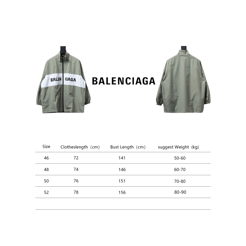 Balenciaga patchwork contrast Windbreaker Jacket 2