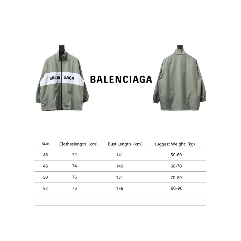 Balenciaga patchwork contrast Windbreaker Jacket 2