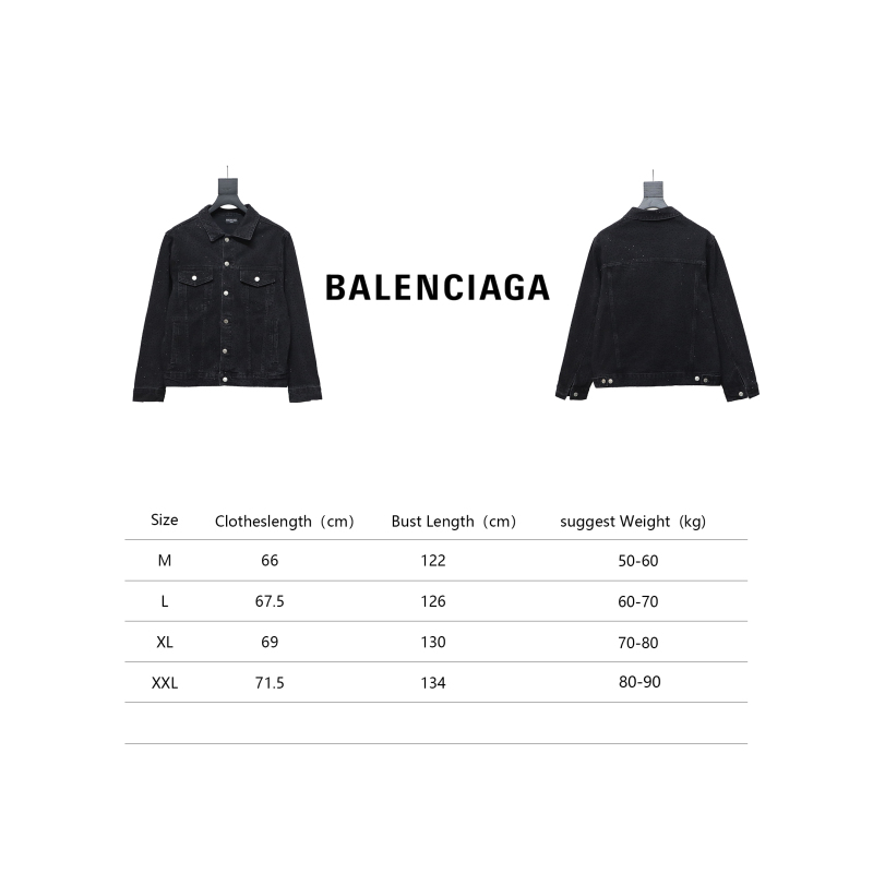  Balenciaga vintage distressed starry sky full diamond hot diamond washed denim Jacket 1