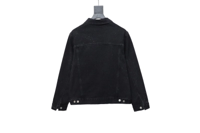  Balenciaga vintage distressed starry sky full diamond hot diamond washed denim Jacket 1 02