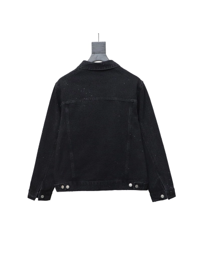  Balenciaga vintage distressed starry sky full diamond hot diamond washed denim Jacket 1 02