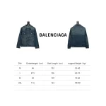 Balenciaga vintage distressed starry sky full diamond hot diamond washed denim Jacket 2