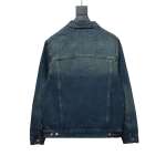  Balenciaga vintage distressed starry sky full diamond hot diamond washed denim Jacket 2