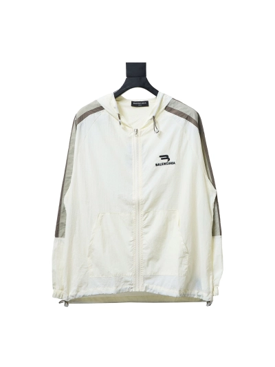 Balenciaga zipper embroidery small label sunscreen long sleeve jacket 1 01