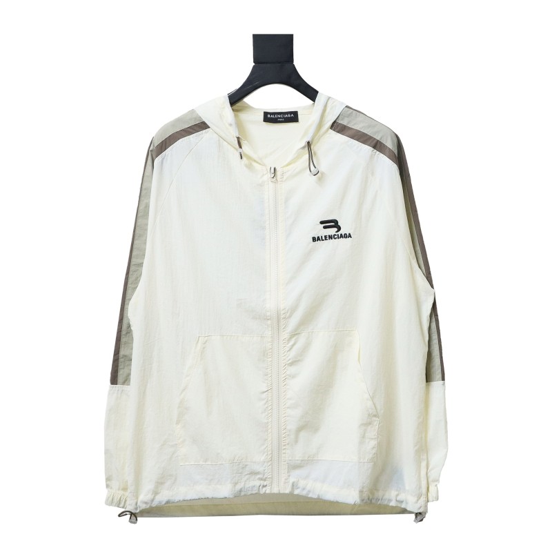  Balenciaga zipper embroidery small label sunscreen long sleeve jacket 1