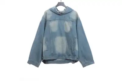 Balenciaga Blizzard show denim jacket 01
