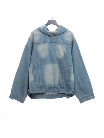 Balenciaga Blizzard show denim jacket 01