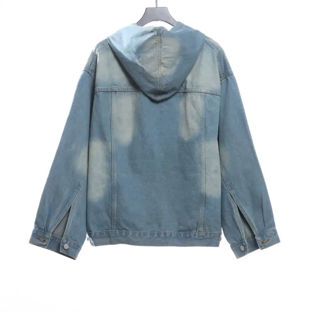 Balenciaga Blizzard show denim jacket