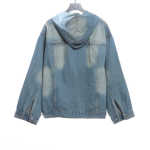  Balenciage Blizzard show denim jacket