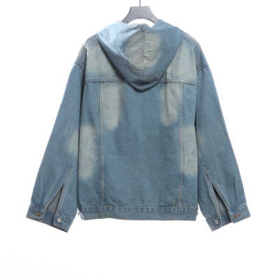  Balenciage Blizzard show denim jacket 02