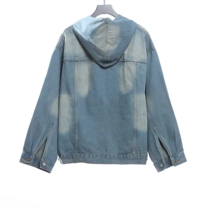 Balenciaga Blizzard show denim jacket