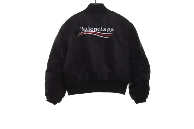 Balenciaga cola embroidered cotton jacket 1 02