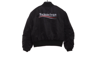Balenciaga cola embroidered cotton jacket 1 02