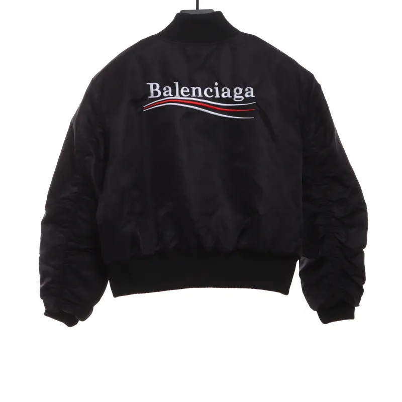 Balenciaga cola embroidered cotton jacket 1