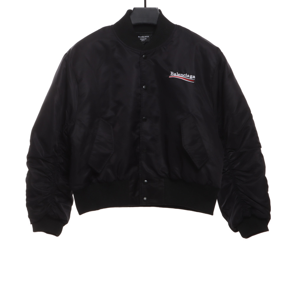  Balenciage cola embroidered cotton jacket 1