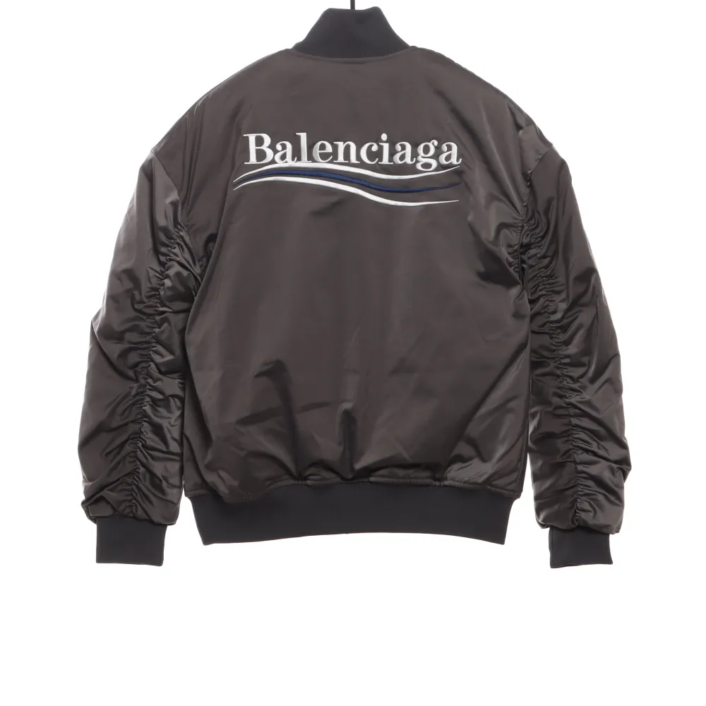 Balenciaga cola embroidered cotton jacket 2