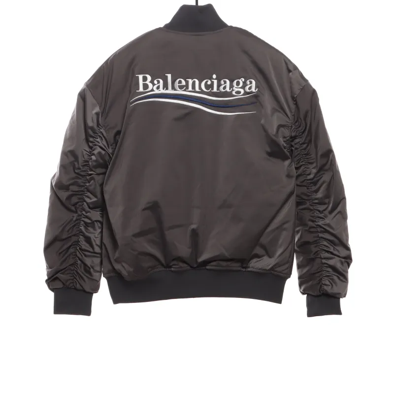 Balenciaga cola embroidered cotton jacket 2