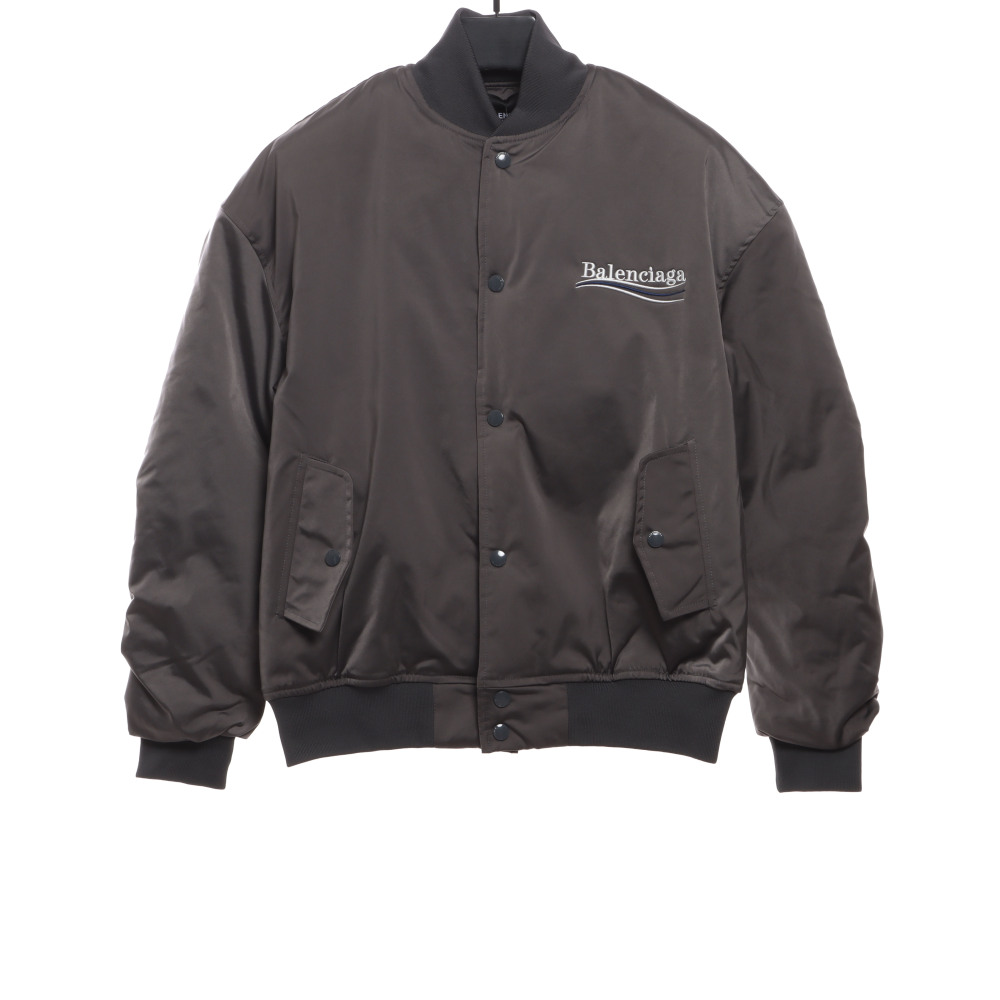  Balenciage cola embroidered cotton jacket 2