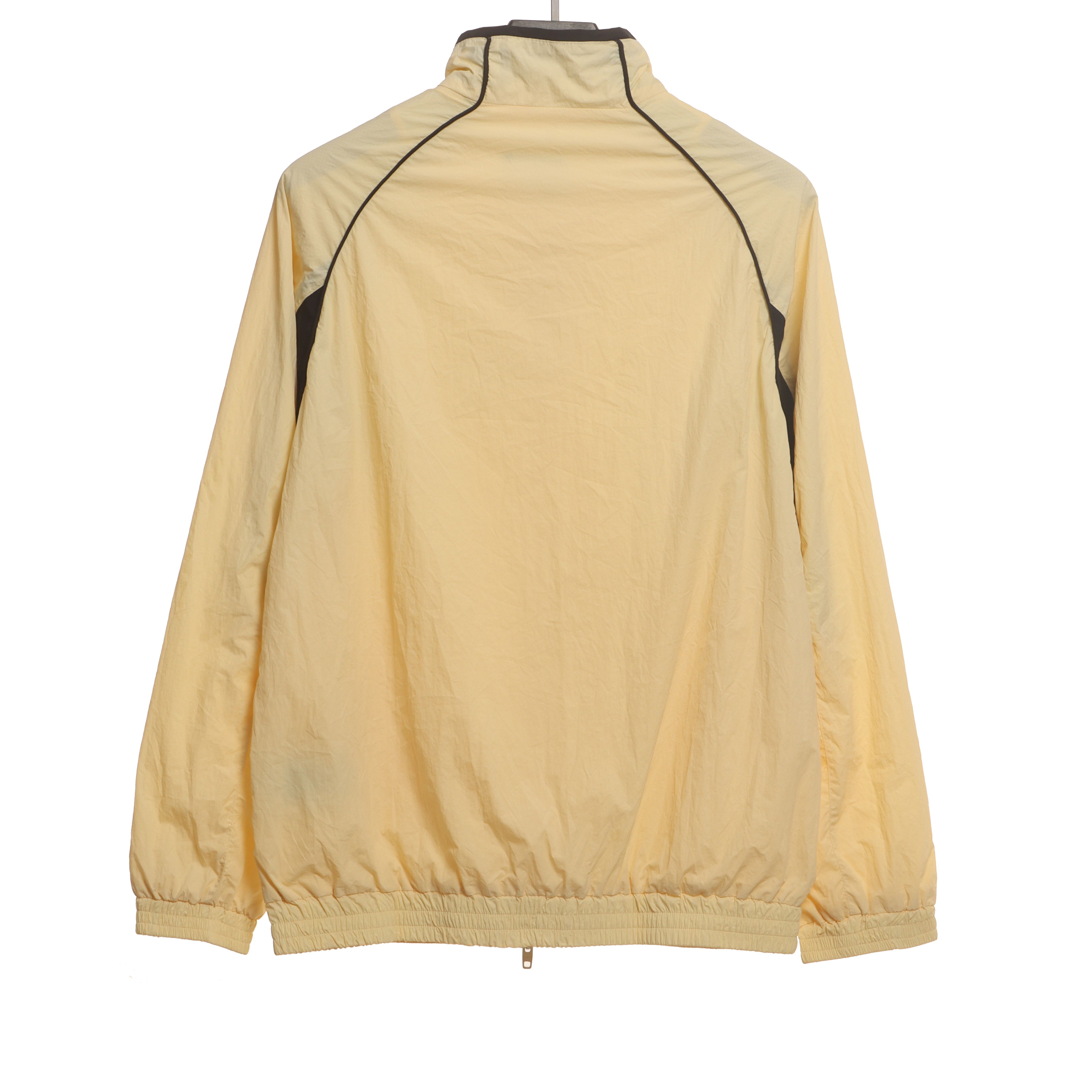 Balenciaga contrast stitching stand collar jacket