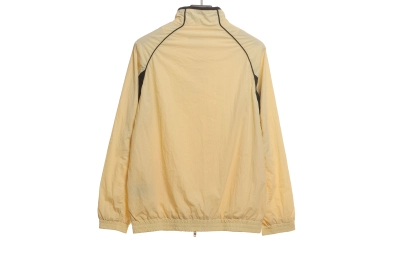 Balenciaga contrast stitching stand collar jacket 02