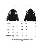  Balenciage double hook embroidered color matching suit jacket