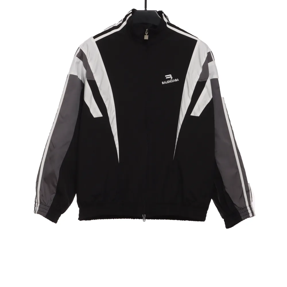 Balenciaga double hook embroidered color matching suit jacket