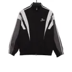 Balenciaga double hook embroidered color matching suit jacket