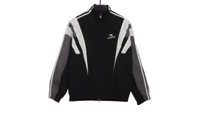 Balenciaga double hook embroidered color matching suit jacket 01