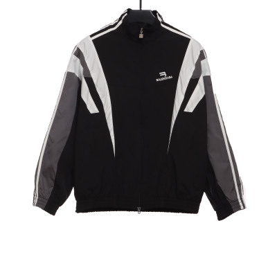  Balenciage double hook embroidered color matching suit jacket 01