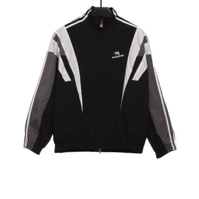 Balenciaga double hook embroidered color matching suit jacket 01