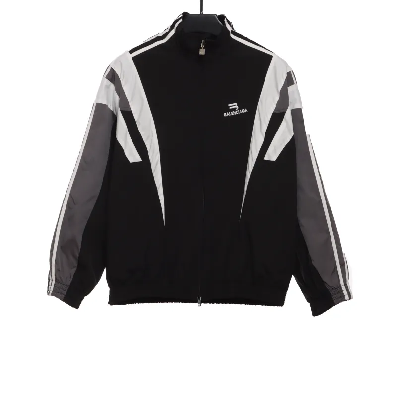 Balenciaga double hook embroidered color matching suit jacket