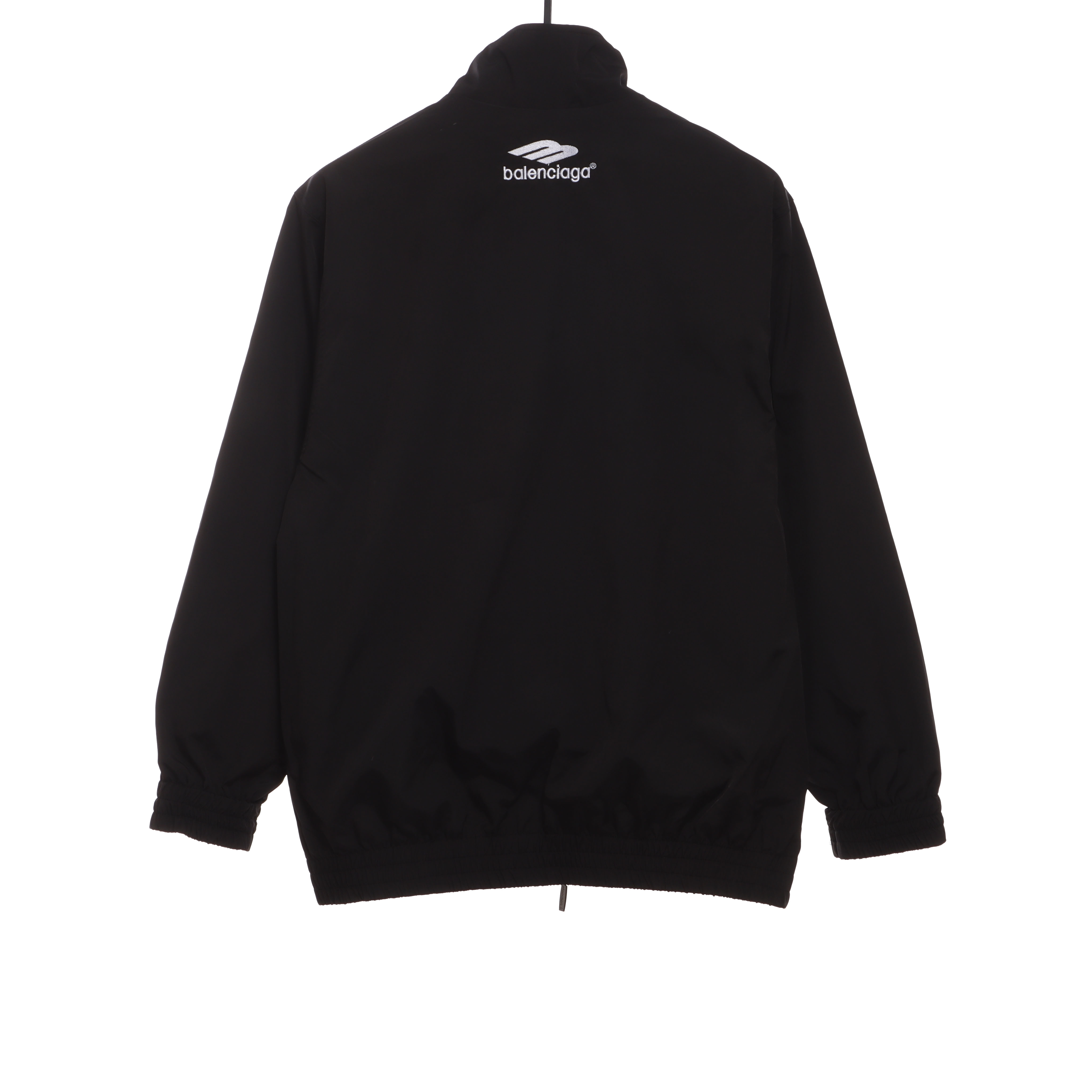Balenciaga double hook embroidered logo zipper jacket