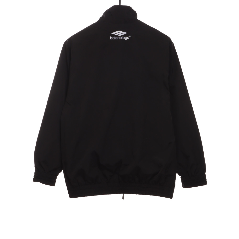  Balenciage double hook embroidered logo zipper jacket