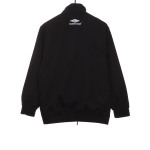  Balenciage double hook embroidered logo zipper jacket