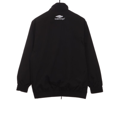  Balenciage double hook embroidered logo zipper jacket 02