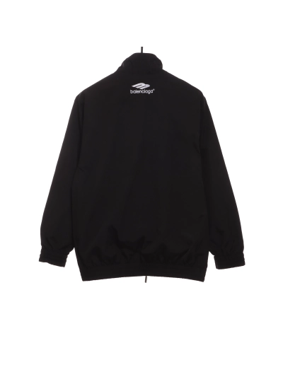 Balenciaga double hook embroidered logo zipper jacket 02