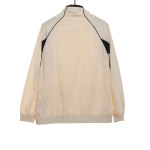  Balenciage double stitch embroidered contrast suit jacket