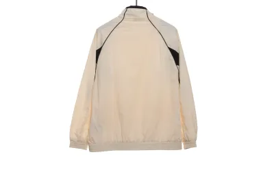 Balenciaga double stitch embroidered contrast suit jacket 02