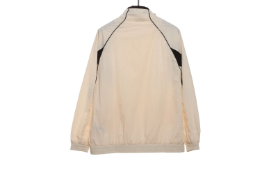 Balenciaga double stitch embroidered contrast suit jacket 02