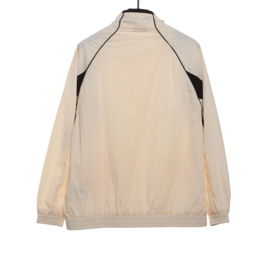 Balenciaga double stitch embroidered contrast suit jacket 02