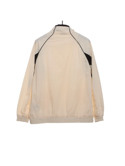 Balenciaga double stitch embroidered contrast suit jacket 02