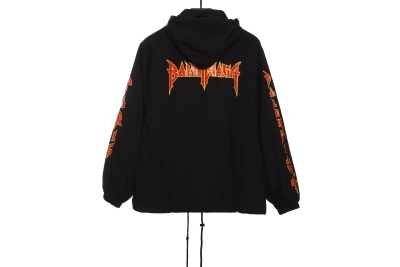 Balenciaga flame double arm letter Windbreaker Jacket 02