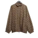 Balenciaga full print lock monogram jacket