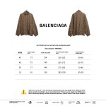  Balenciage full print lock monogram jacket
