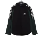 Balenciaga joint AD patchwork contrast Windbreaker Jacket