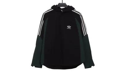 Balenciaga joint AD patchwork contrast Windbreaker Jacket 01